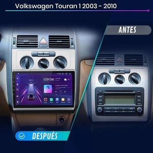 Android Auto Carplay Screen Volkswagen Touran 1 2003 - 2010