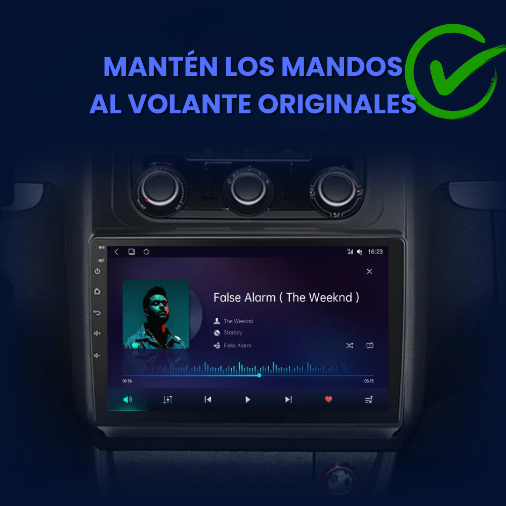 Radio Android Auto Carplay Volkswagen Touran 2011-2015