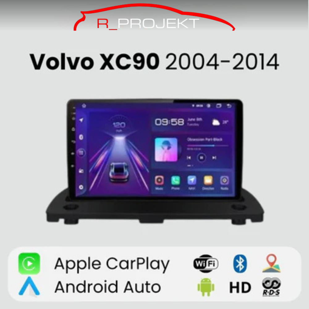 Radio Android Auto Carplay Volvo XC90 2004 - 2014