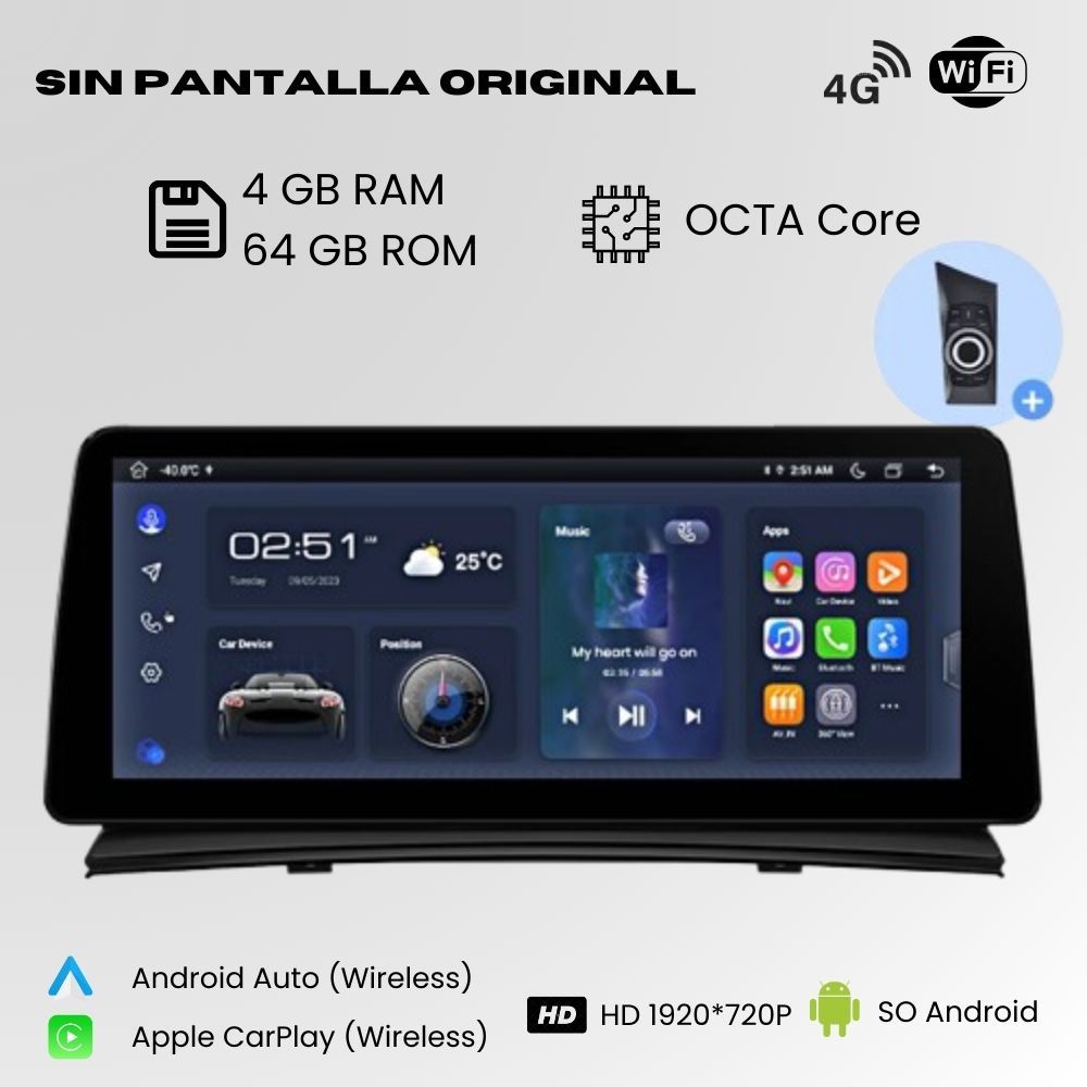 Android Auto Radio Carplay X3 E83 10" 2004-2010