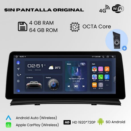 Radio Android Auto Carplay X3 E83 10" 2004-2010