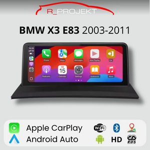 Android Auto Carplay Screen BMW X3 E83 10