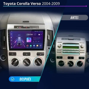 Pantalla Android Auto Carplay Toyota Corolla Verso 2004-2009