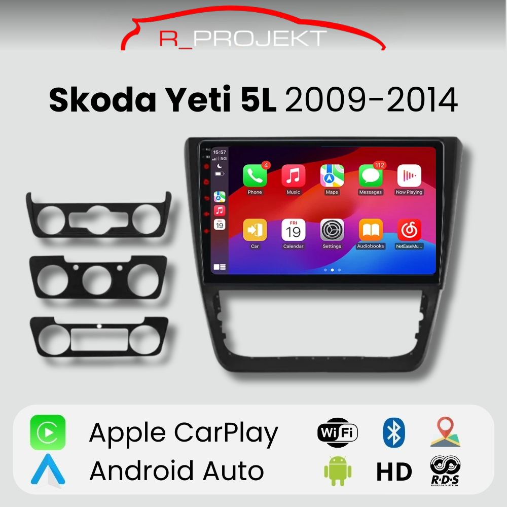 Android Auto Radio Skoda Yeti 5L 2009-2014
