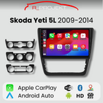 Pantalla Android Auto Carplay Skoda Yeti 5L 2009-2014
