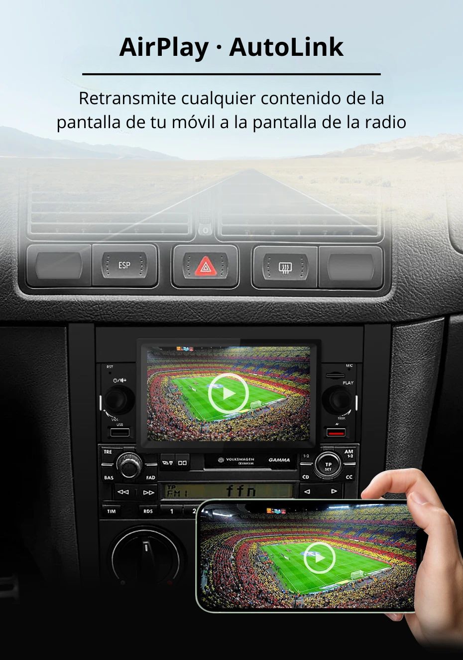 Pantalla Universal 1 DIN Radio Android Auto Carplay 5 Pulgadas – RProjekt