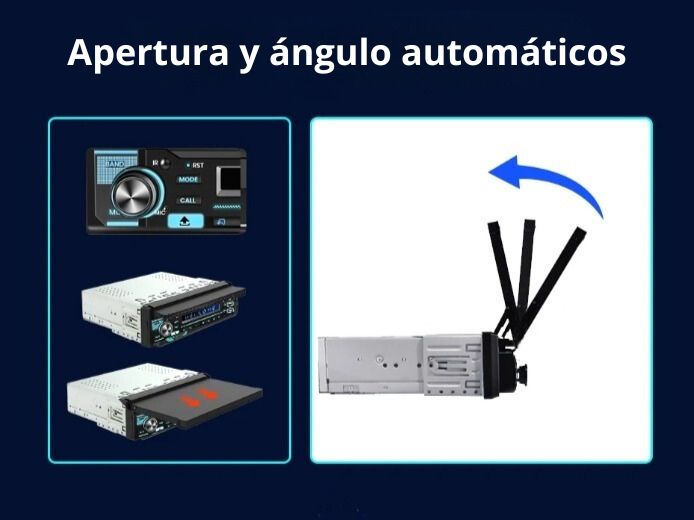 Radio Universal 1 DIN Android Auto Carplay 7 Pulgadas