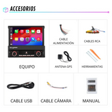 Radio Universal 1 DIN Android Auto Carplay 7 Pulgadas