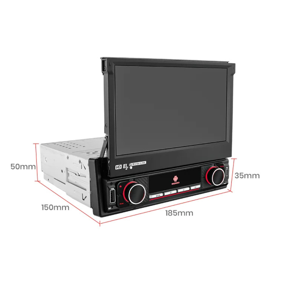 Radio Universal 1 DIN Android Auto Carplay 7 Pulgadas