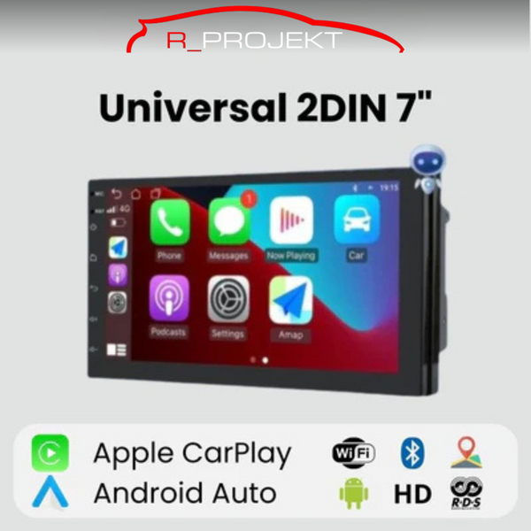 Universal Radio 7 Inch Android Auto Carplay