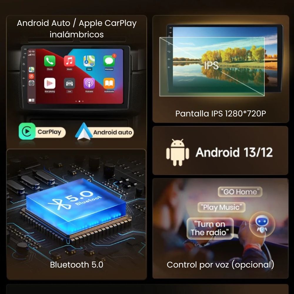 Android Autoradio Carplay <tc>Ford</tc> <tc>Fiesta</tc> 2009–2017