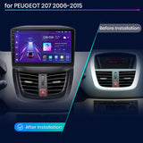 Android Auto Radio Carplay Peugeot 207 2006 - 2015