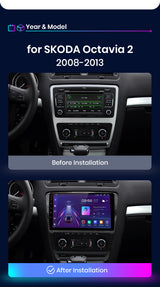 Radio ANDROID para SKODA OCTAVIA 2 2008-2013 - RProjekt