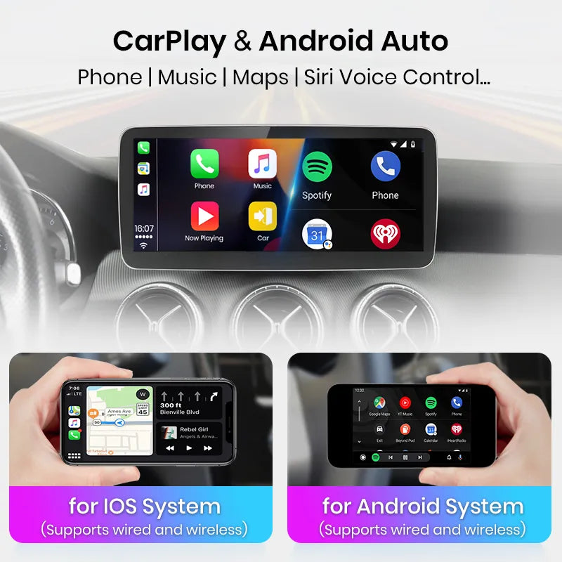 Radio Android Auto Carplay Mercedes Clase A W176 CLA C117 GLA X156 2013-2018