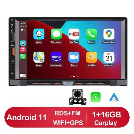 Radio UNIVERSAL ANDROID 7 PULGADAS ANDROID AUTO CARPLAY - RProjekt