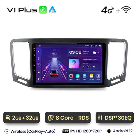 Radio Android Auto Carplay Volkswagen Sharan 2010-2022