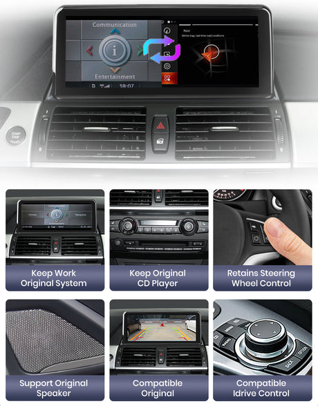 Radio ANDROID para BMW X5 E70 F15 X6 E71 F16 2007-2013 - RProjekt