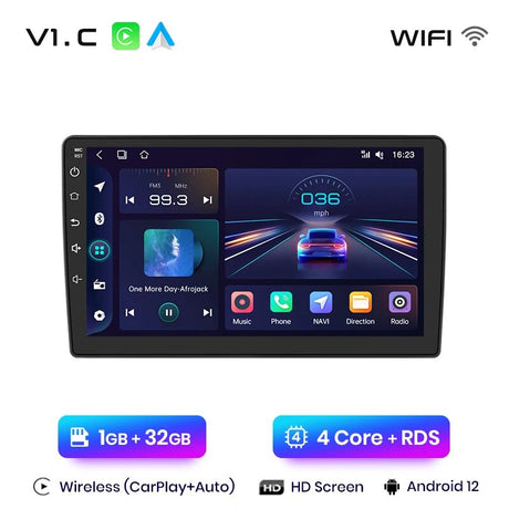 pantalla peugeot 407 con sistema operativo android apple carplay android auto 9 pulgadas HD bluetooth wifi red 4G mirror link play store google maps spotify waze