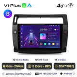 Android Autoradio Carplay Citroen C4 2004 - 2009