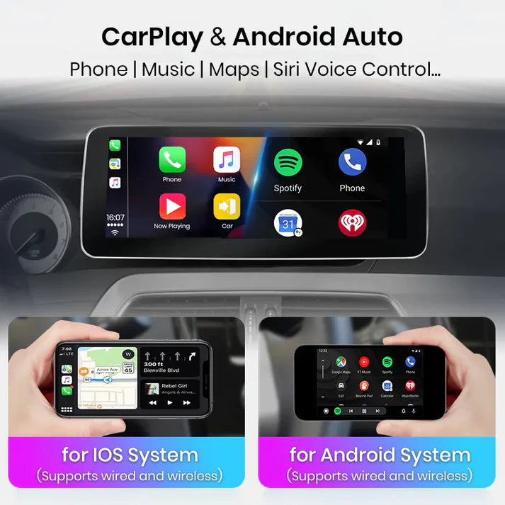 Android Auto Radio Carplay Mercedes GLK Class X204 2008 - 2015