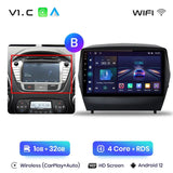 Android Autoradio Carplay Hyundai Tucson 2 IX35 2009 - 2015