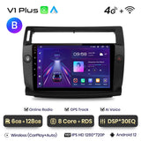 Radio Android Auto Carplay Citroen C4 2004 - 2009