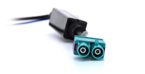 Conector radio antena doble FAKRA para coche adaptador conector fakra doble antena radio normal pantalla android radio android