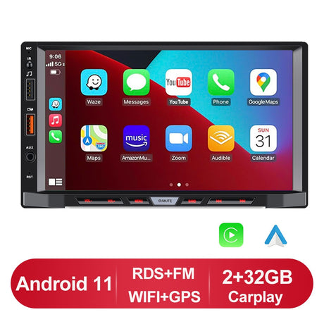 Radio UNIVERSAL ANDROID 7 PULGADAS ANDROID AUTO CARPLAY - RProjekt