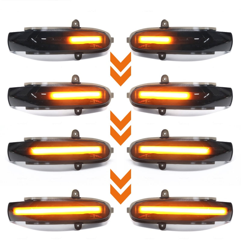 Dynamic Smoked LED Turn Signals for Mercedes C Class CL 1999-2007