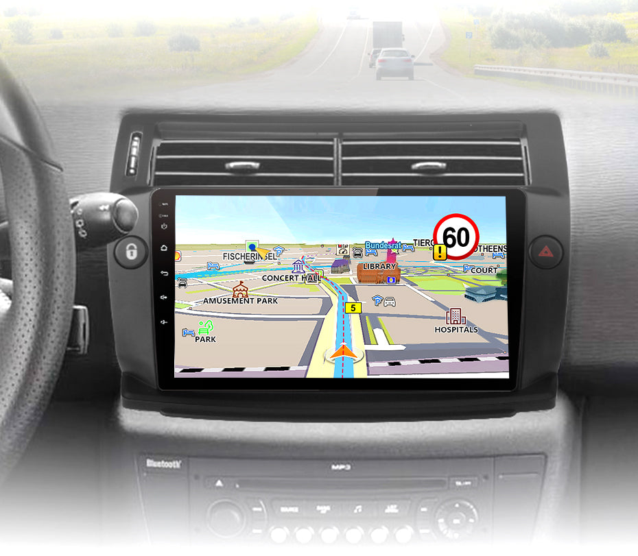 Android Autoradio Carplay Citroen C4 2004 - 2009