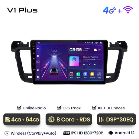 Radio ANDROID para PEUGEOT 508 2011 - 2018 - RProjekt