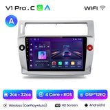 Radio Android Auto Carplay Citroen C4 2004 - 2009