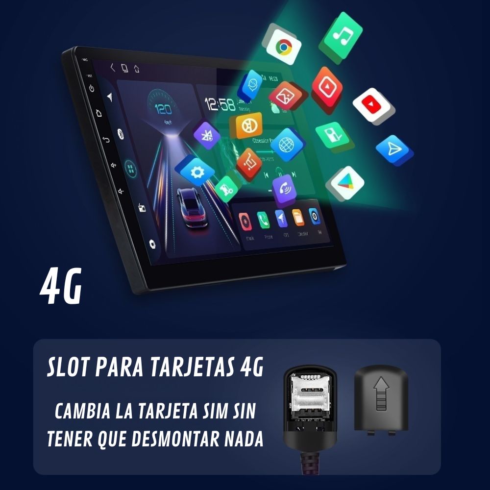 Android Auto CarPlay-Bildschirm Chevrolet Aveo 2006-2012