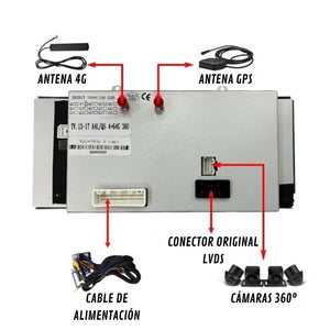 Android Auto Carplay Screen Audi A5 B8 2008-2016 