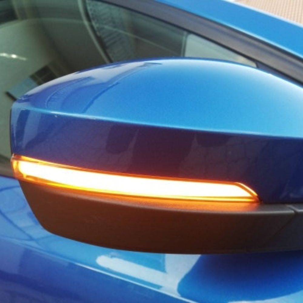 Intermitentes LED Ahumados Dinámicos para Skoda Octavia A7 5E, Volkswagen T-Cross, T-Roc