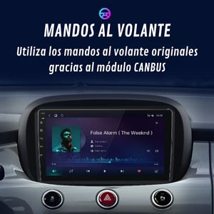 Android Auto Carplay Fiat 500X 2014-2020 Screen