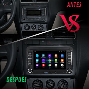 Android Auto CarPlay Bildschirm Volkswagen Golf 5 6 Passat B6 B7 Leon Eos Touran Sharan Tiguan Scirocco Octavia Fabia