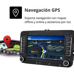 Android Auto CarPlay Bildschirm Volkswagen Golf 5 6 Passat B6 B7 Leon Eos Touran Sharan Tiguan Scirocco Octavia Fabia
